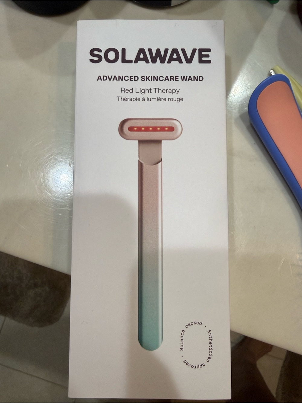Solawave Advanced Skincare Wand - Rose Gold/White